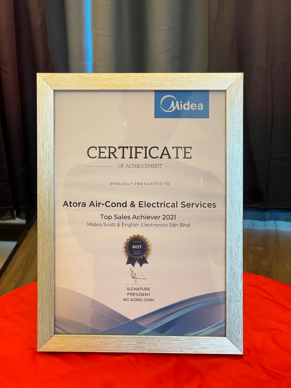 Midea Top Sales Achiever 2021