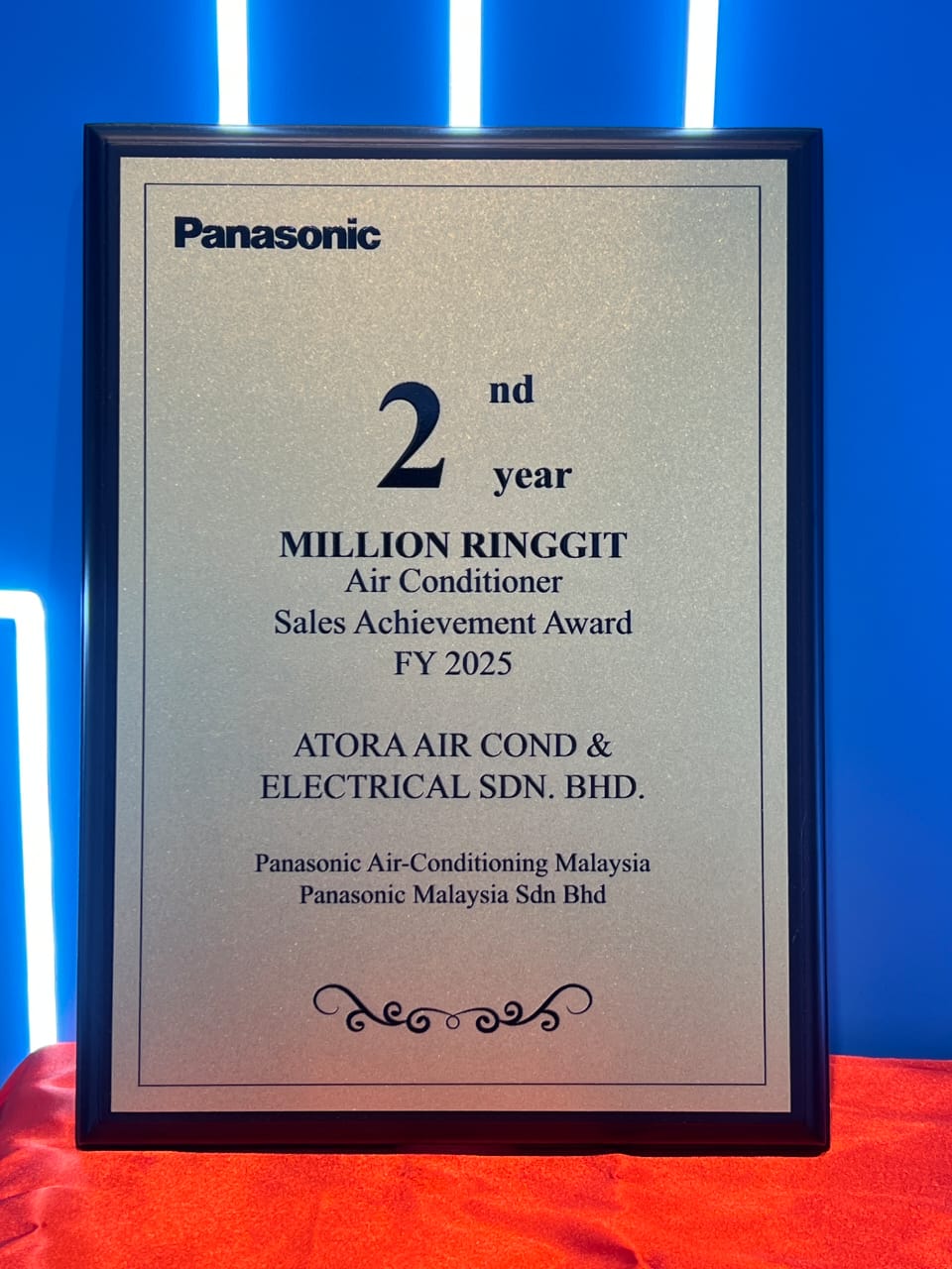 Panasonic 2nd Year Million Ringgit Air Conditioner Sales