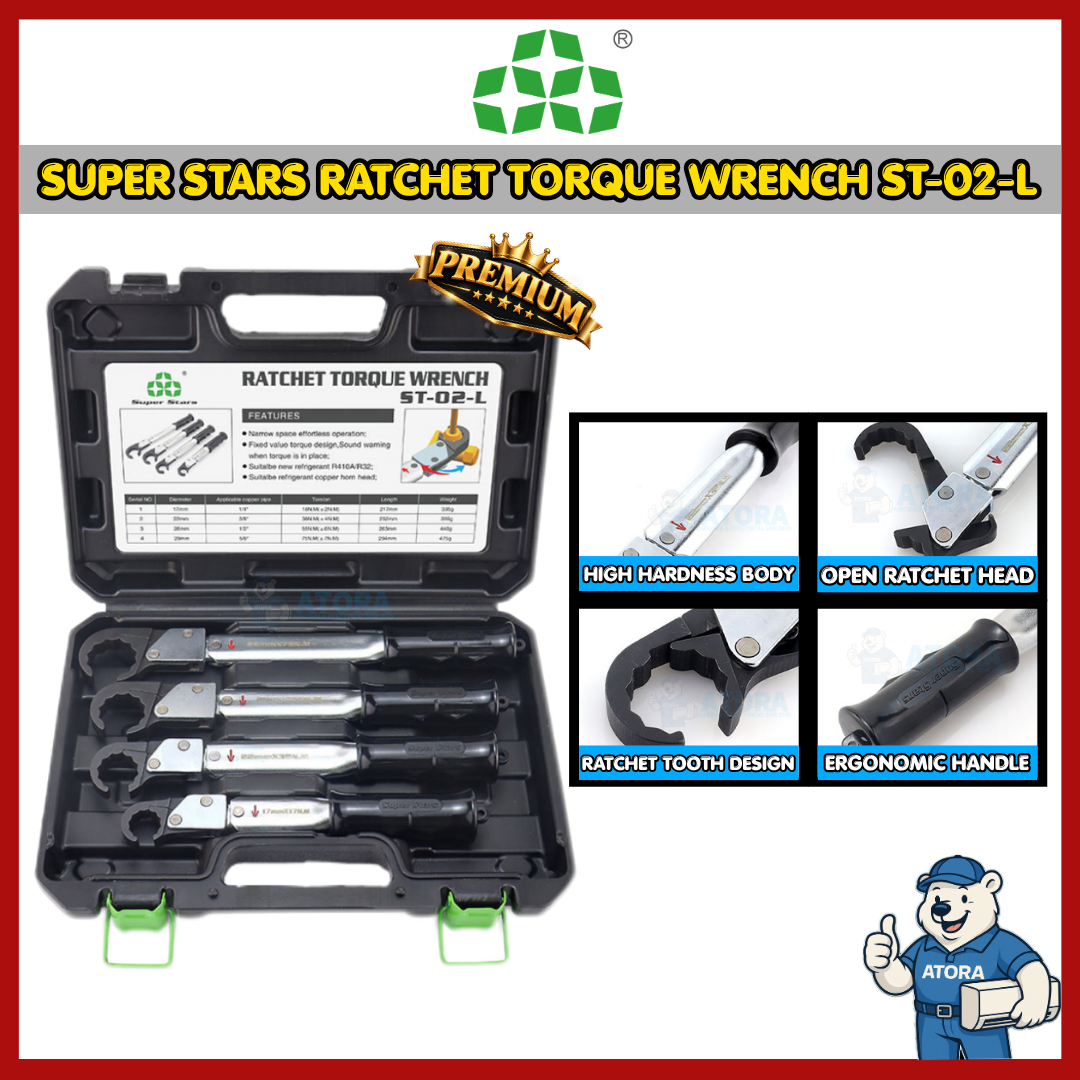 Super Stars Ratchet Torque Wrench(ST-02-L)